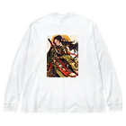 AQUAMETAVERSEの可愛い美戦士　ラフルール　1859 Big Long Sleeve T-Shirt