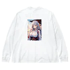 巫女スタぐらむの綺麗な巫女 Big Long Sleeve T-Shirt