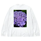 yurisacinの紫陽花（紫） Big Long Sleeve T-Shirt