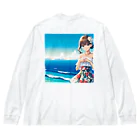 かるるんショップの海と南国と水着と　夏休み Big Long Sleeve T-Shirt