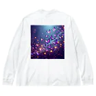 Hojo_Gorozaemonの紫蝶・壱 Big Long Sleeve T-Shirt