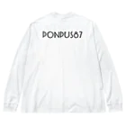 Happyーpop28c🎵のLOVEラビット🐰　PONPUS114 ビッグシルエットロングスリーブTシャツ