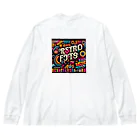 nuuartの1980年代のレトロフォント Big Long Sleeve T-Shirt