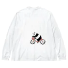 Chi-のじてんしゃパンダ Big Long Sleeve T-Shirt