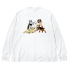 OOKIIINUの大きい犬たち Big Long Sleeve T-Shirt