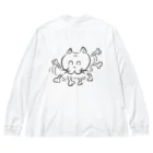 katooooの忙しいたまにゃんw2 ビッグシルエットロングスリーブTシャツ