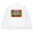 海鮮ちあきの泳ぐ寿司水浴場 루즈핏 롱 슬리브 티셔츠