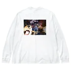 咲帆のThey are so crazy!!!!ーイカれた犬と猫ー Big Long Sleeve T-Shirt