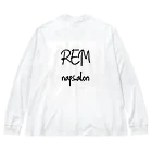 REM napsalonのREMオリジナルグッズ ビッグシルエットロングスリーブTシャツ