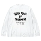 酒飲みウェアのSAKE GA SUKI DEATH Big Long Sleeve T-Shirt