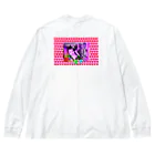 銭に目がくらむ。のギャル盛れ Big Long Sleeve T-Shirt