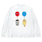 猫店長のお店～ペンギンの野望～の風船 Big Long Sleeve T-Shirt