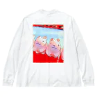 きだの神社のうさぴょん Big Long Sleeve T-Shirt