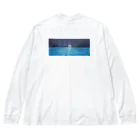 りゆり店の月と海 Big Long Sleeve T-Shirt