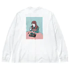 はげまるの甘味 Big Long Sleeve T-Shirt