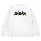 UNBAMのインク飛沫ありロゴアイテム Big Long Sleeve T-Shirt