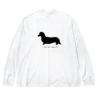 dog house RadishのDACHSHUND ビッグシルエットロングスリーブTシャツ