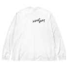 __HEARTBEAT__のSILK WORMロゴ Big Long Sleeve T-Shirt