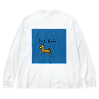 エノいラクガキのDog back ビッグシルエットロングスリーブTシャツ