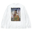 nidan-illustrationの"武者絵" Big Long Sleeve T-Shirt