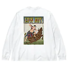 nidan-illustrationの"cow boy"(武者絵) #2 Big Long Sleeve T-Shirt