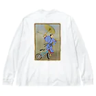 nidan-illustrationの"bmx samurai" #2 Big Long Sleeve T-Shirt