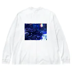 mのBLUE Big Long Sleeve T-Shirt