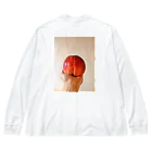 珍獣とゆかいな仲間たちのPeach Big Long Sleeve T-Shirt