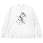 ペルあきの氷菓を食べる軒桟瓦くん Big Long Sleeve T-Shirt