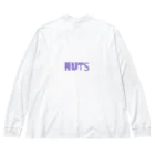 ill nutsのnuts 紫 ビッグシルエットロングスリーブTシャツ