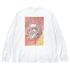 片翼のつつじ Big Long Sleeve T-Shirt