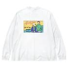 PEI OFFICIAL SHOPのおしゃれレトロなTシャツ Big Long Sleeve T-Shirt