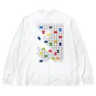 AURA_HYSTERICAのJigsaw_Puzzle ビッグシルエットロングスリーブTシャツ