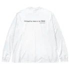 Flos hortus, in Terra incognitaのInformation wants to be free ビッグシルエットロングスリーブTシャツ