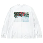 yamyam_mikanの黄昏　バックプリント Big Long Sleeve T-Shirt