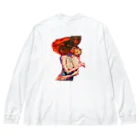 SumireKimuraのおんなはばけもの　バックプリント Big Long Sleeve T-Shirt