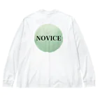 -NOVICE-のNOVICE 21ss PURINT LOGO BIG T ビッグシルエットロングスリーブTシャツ