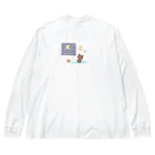 くま工房 little. のくまとつき Big Long Sleeve T-Shirt