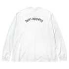 NocatnolifeのBon appetit! ビッグシルエットロングスリーブTシャツ