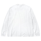 Alba spinaのエケベリア モノクロ Big Long Sleeve T-Shirt