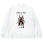 RaccoonDogTattooのロゴ入りすぱいだーがーる Big Long Sleeve T-Shirt