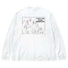 SANKAKU DESIGN STOREの裏/B ハッピーサモエドセット！ Big Long Sleeve T-Shirt