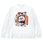 SPACEのDARYYYYYY_white Big Long Sleeve T-Shirt