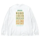 Parallel Imaginary Gift ShopのAncient Egg Protection Fund ビッグシルエットロングスリーブTシャツ