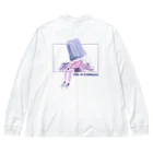 女の子のゴミ箱に入りたい女の子 Big Long Sleeve T-Shirt