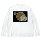 Natsumex Teleido-WorksのWelcome to another moon ビッグシルエットロングスリーブTシャツ