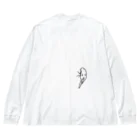 あきをのTORIDAYOロゴ入り４羽セキセイインコ Big Long Sleeve T-Shirt