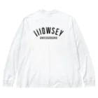 lilOWSEY UNDERGROUNDの"lilOWSEY" OG BLACK LOGO Big Long Sleeve T-Shirt