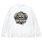 MR,BRAINオフィシャルグッズのロゴT_スカル Big Long Sleeve T-Shirt