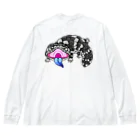 もむのふの爬虫類グッズやさんのマツカサトカゲちゃんバックプリント Big Long Sleeve T-Shirt